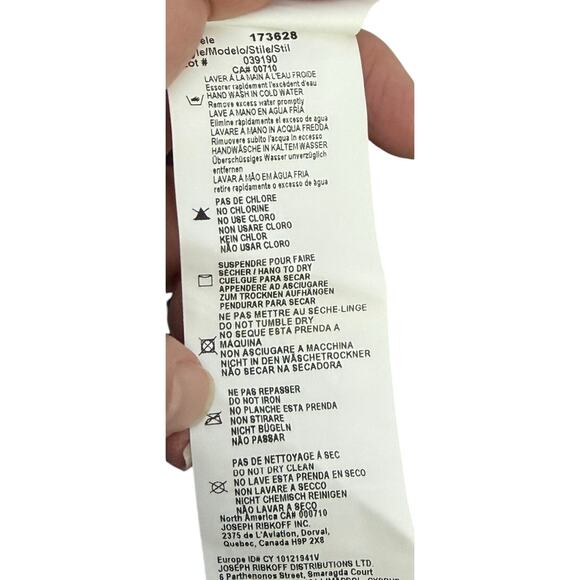 Joseph Ribkoff Striped Button-Front Blouse, Size 10, NWT - Picture 7 of 8